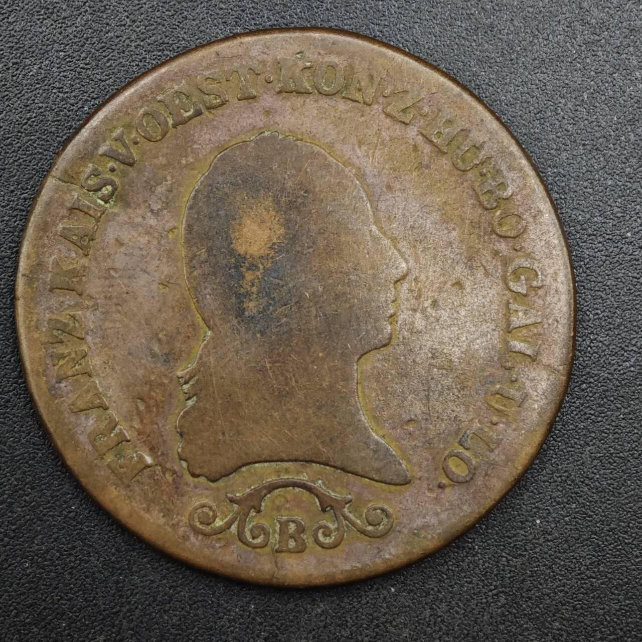 【淘币小摊】实时拍第八百二十五拍   散币场   满百包邮可预留二周 每周一统一发货   奥地利3克鲁泽铜币