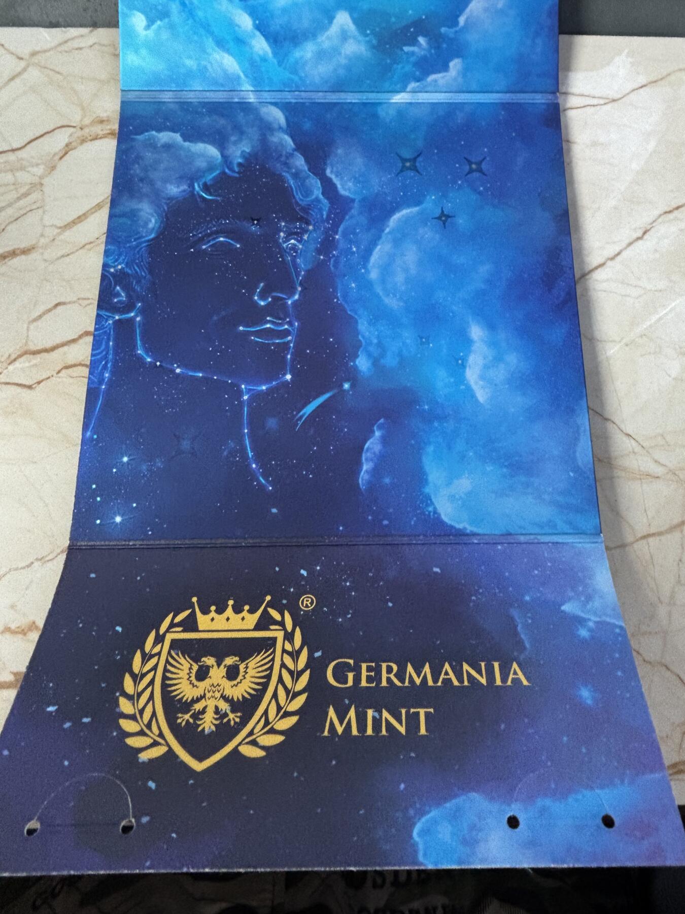 第185期拍卖 卡装马耳他2023年天文学家哥白尼诞辰550周年彩色银币，9999银，发行15000枚