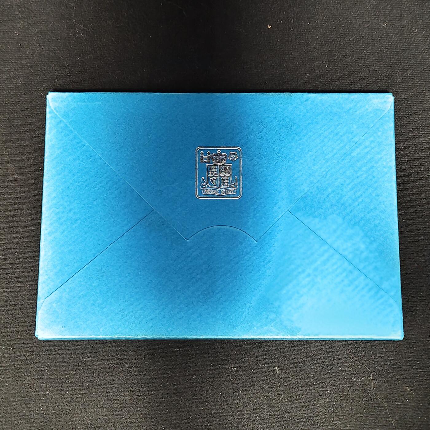 【全场包邮】纯粹捡漏拍485场（免费代拍第22场） 福克兰群岛1974年官方发行皇家厂经典信封装精制套币-PS1