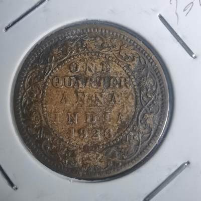 沼泽如烟--第930场 - 英属印度1926年1/4安娜