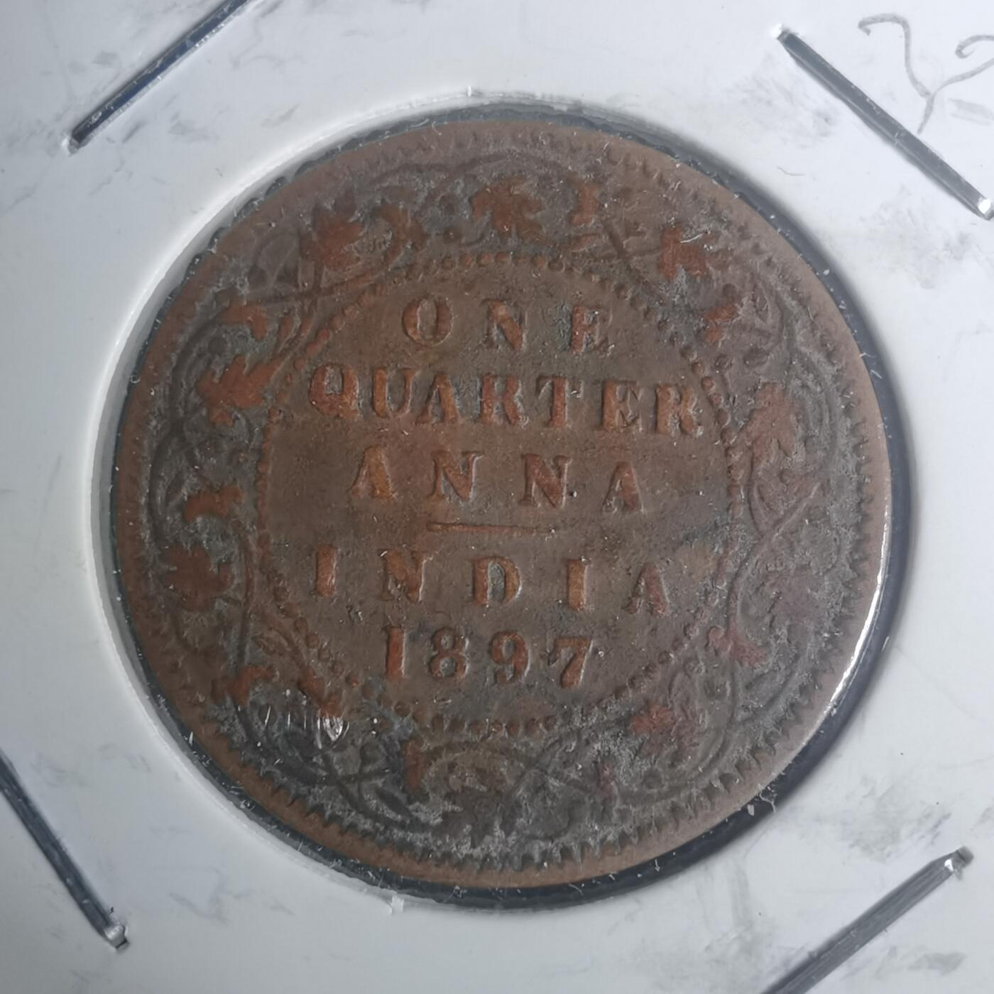 沼泽如烟--第930场 英属印度1897年1/4安娜