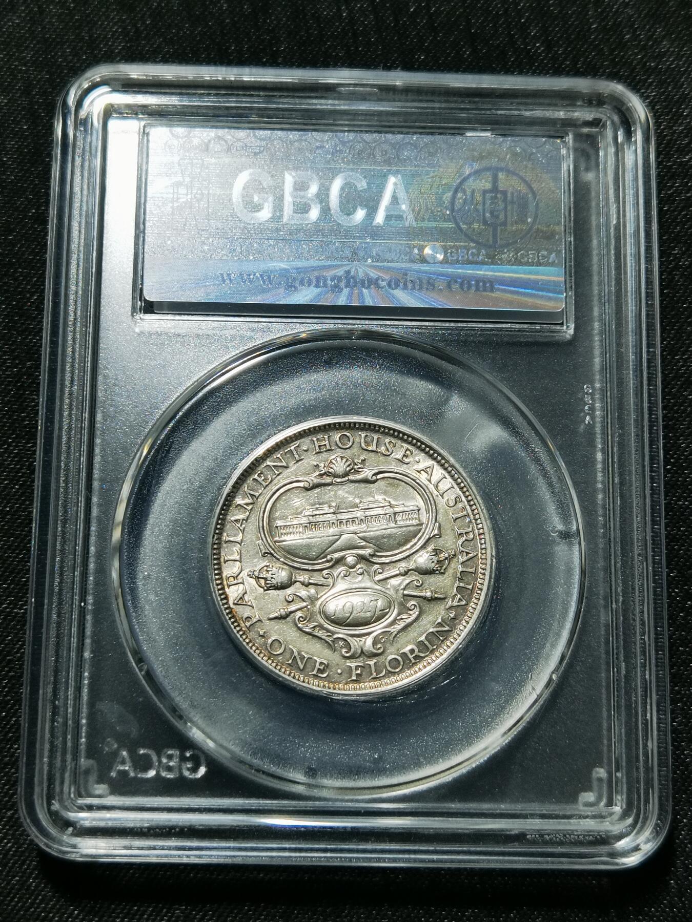 天下钱庄专场欢迎参拍 澳大利亚国会建成1弗罗林银币