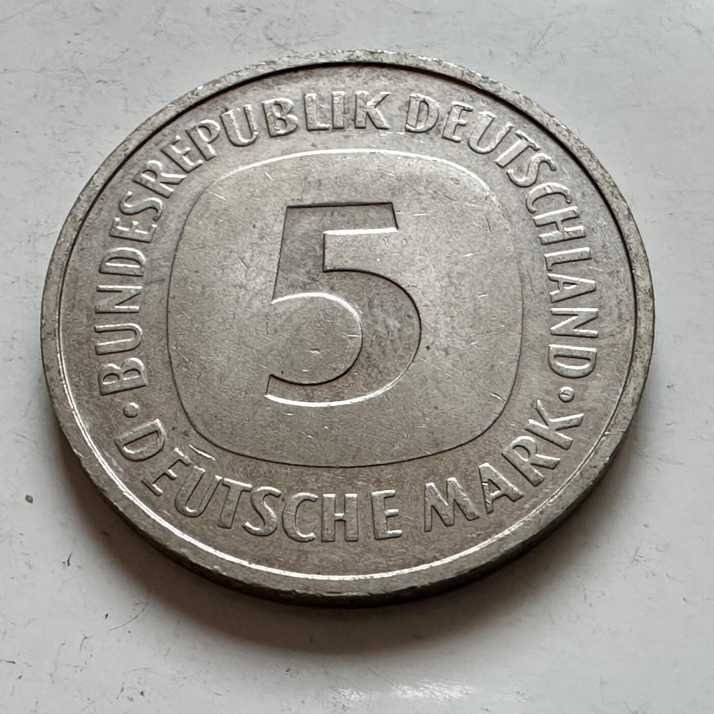 🌹外币初藏🌹🐯2025年第140场  每周二四六晚8️⃣点 接代拍 德国1993年A版5马克