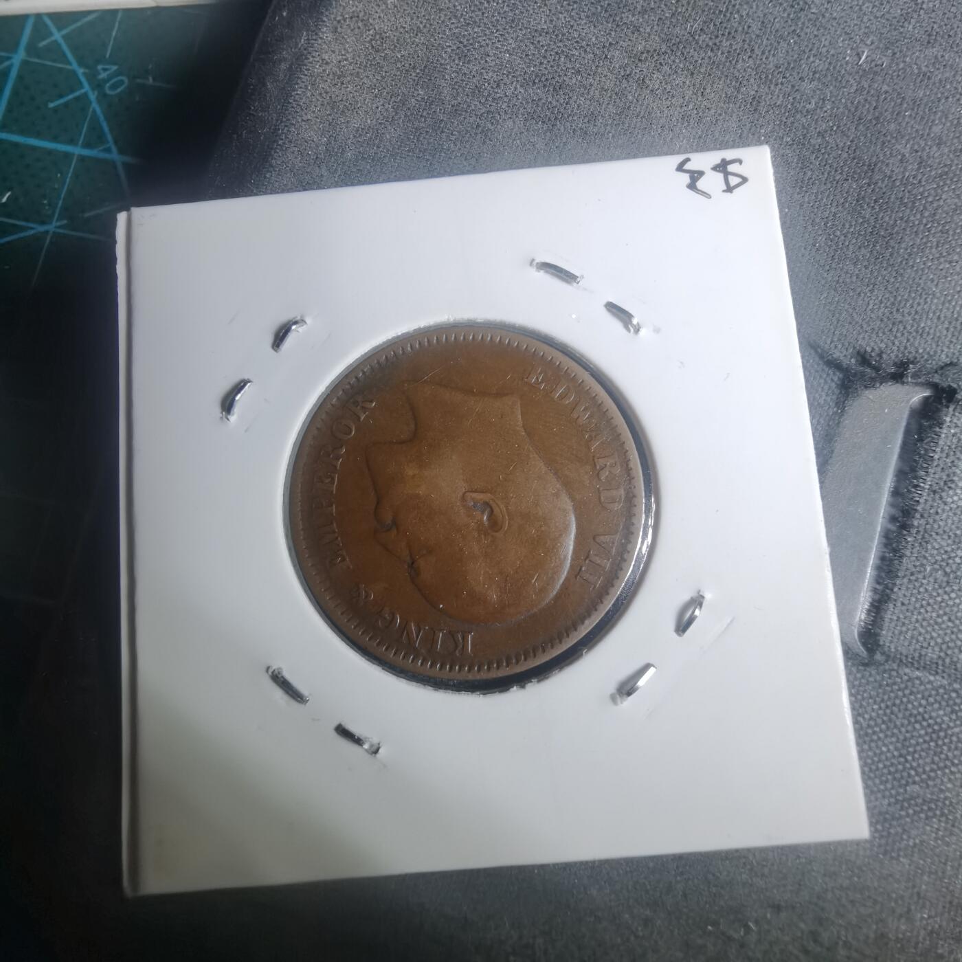 沼泽如烟--第930场 英属印度1907年1/4安娜