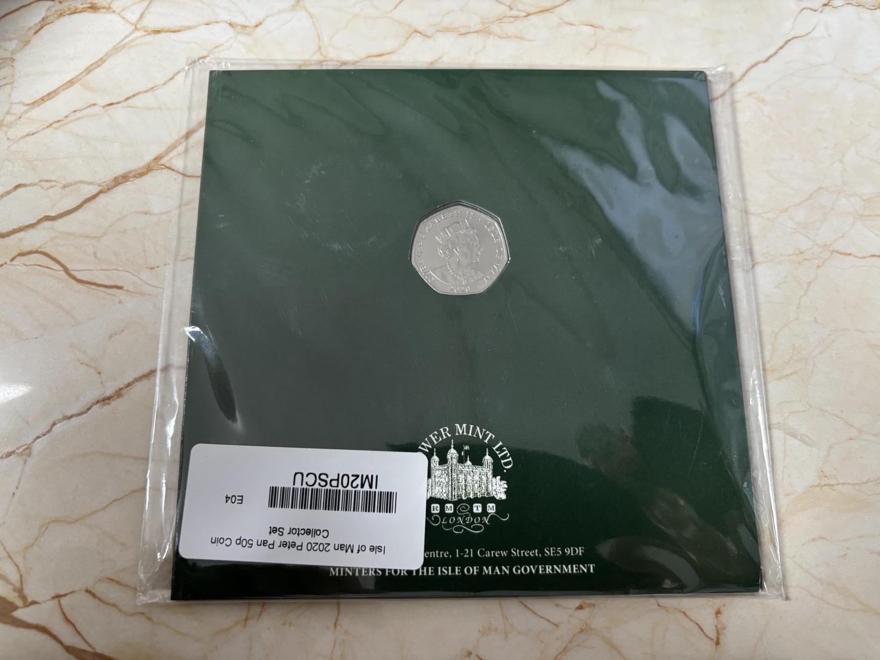 第185期拍卖 马恩岛2020年幻想童话故事彼得潘纪念币6枚全套