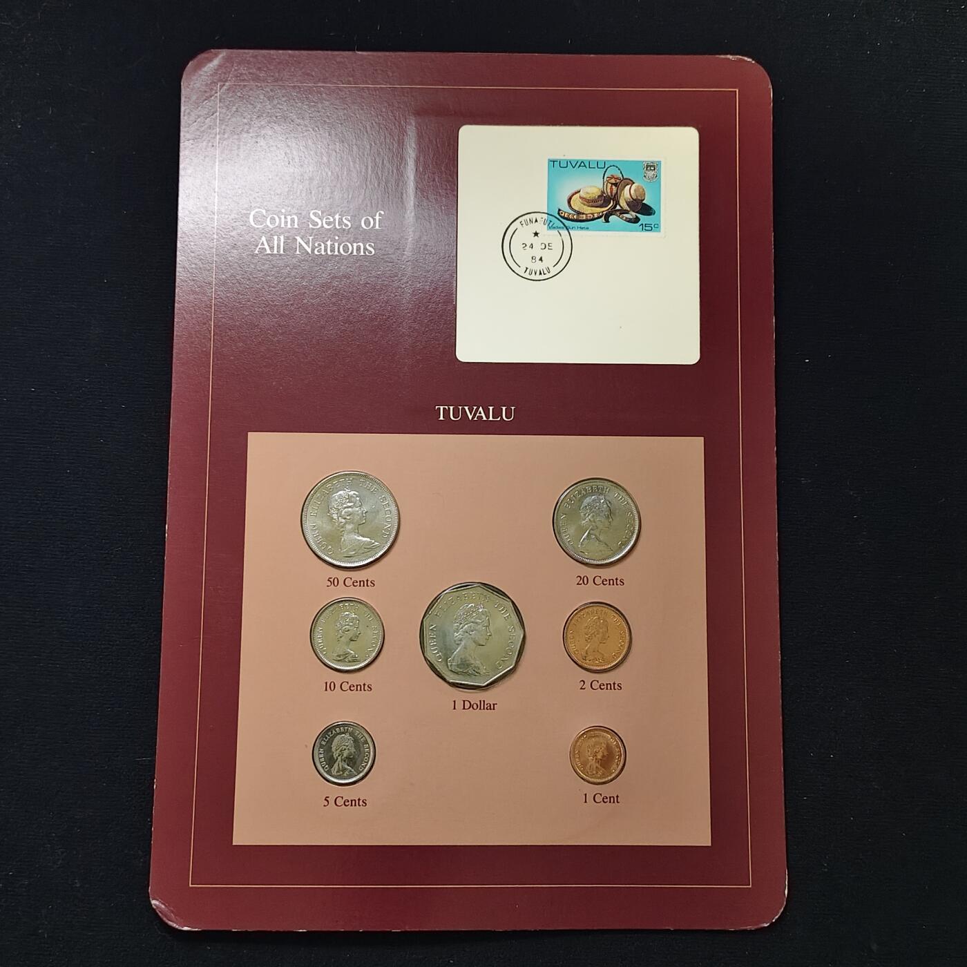 【全场包邮】纯粹捡漏拍485场（免费代拍第22场） 【富兰克林·世界各国硬币系列邮币卡】图瓦卢