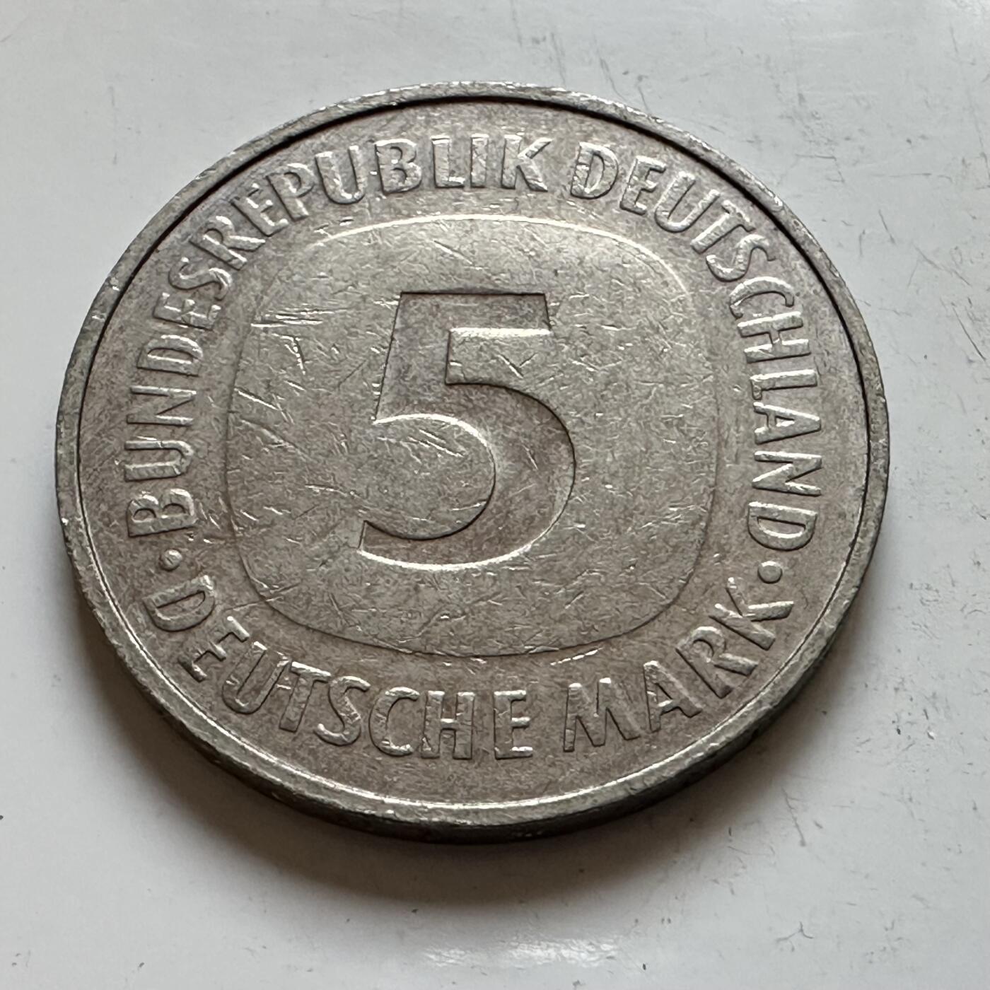 🌹外币初藏🌹🐯2025年第140场  每周二四六晚8️⃣点 接代拍 德国1991年A版5马克