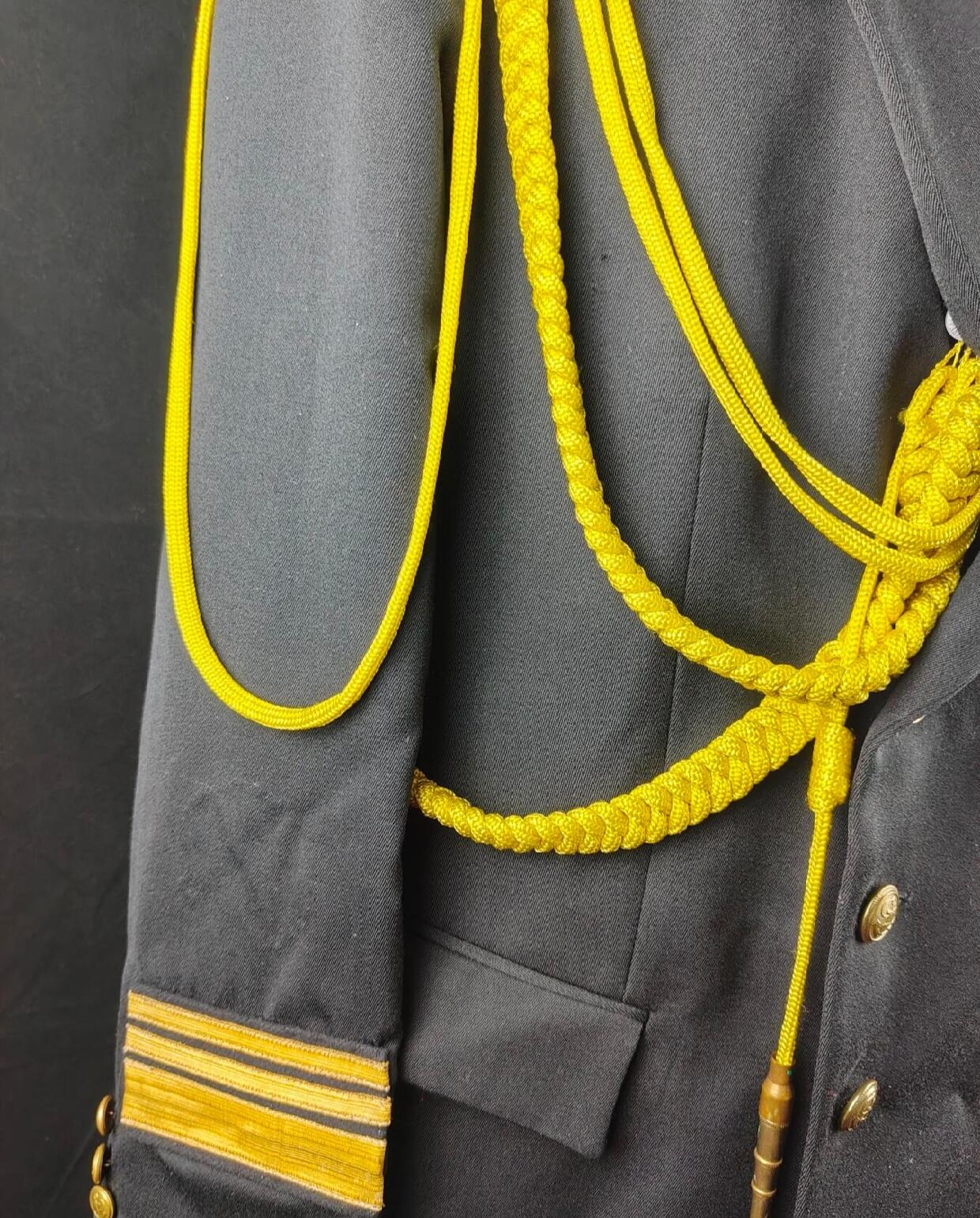 0元起拍勋章 第318期 咸鱼国勋章拍卖专场 12月14日（周日）下午6：00开始 保加利亚海军将官礼服上衣 胸围112 肩宽50 衣长83 袖长64