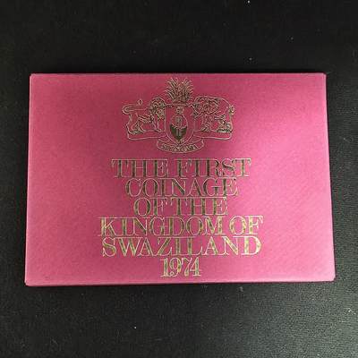 【全场包邮】纯粹捡漏拍485场（免费代拍第22场） - 斯威士兰1974年官方发行皇家厂经典信封装精制套币-PS2