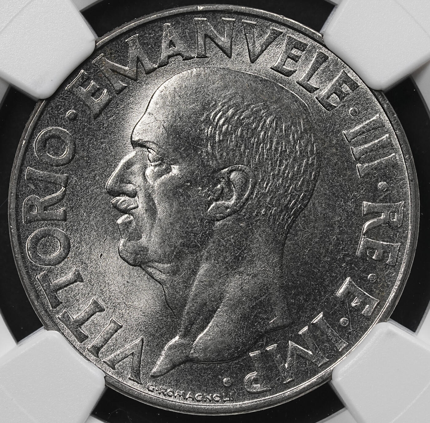 修遠堂世界钱币第九十七期 NGC MS65 1942年意大利1里拉