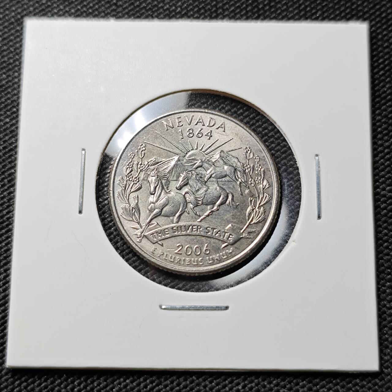 KK钱币收藏小铺 第378期  2月预留时间 周末发货  美国25分纪念币 好品