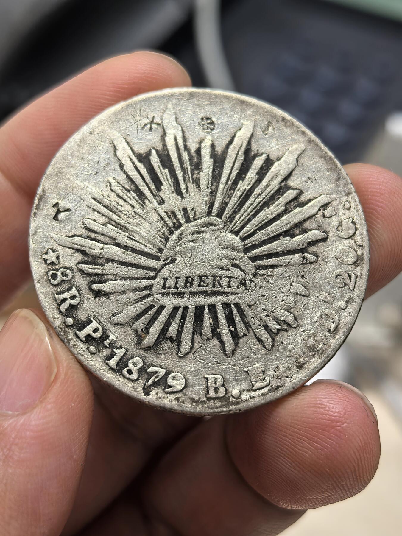 博洋堂世界钱币拍卖第151期（全场包邮） 墨西哥鹰洋PI 1879 BE少见版，传世状态