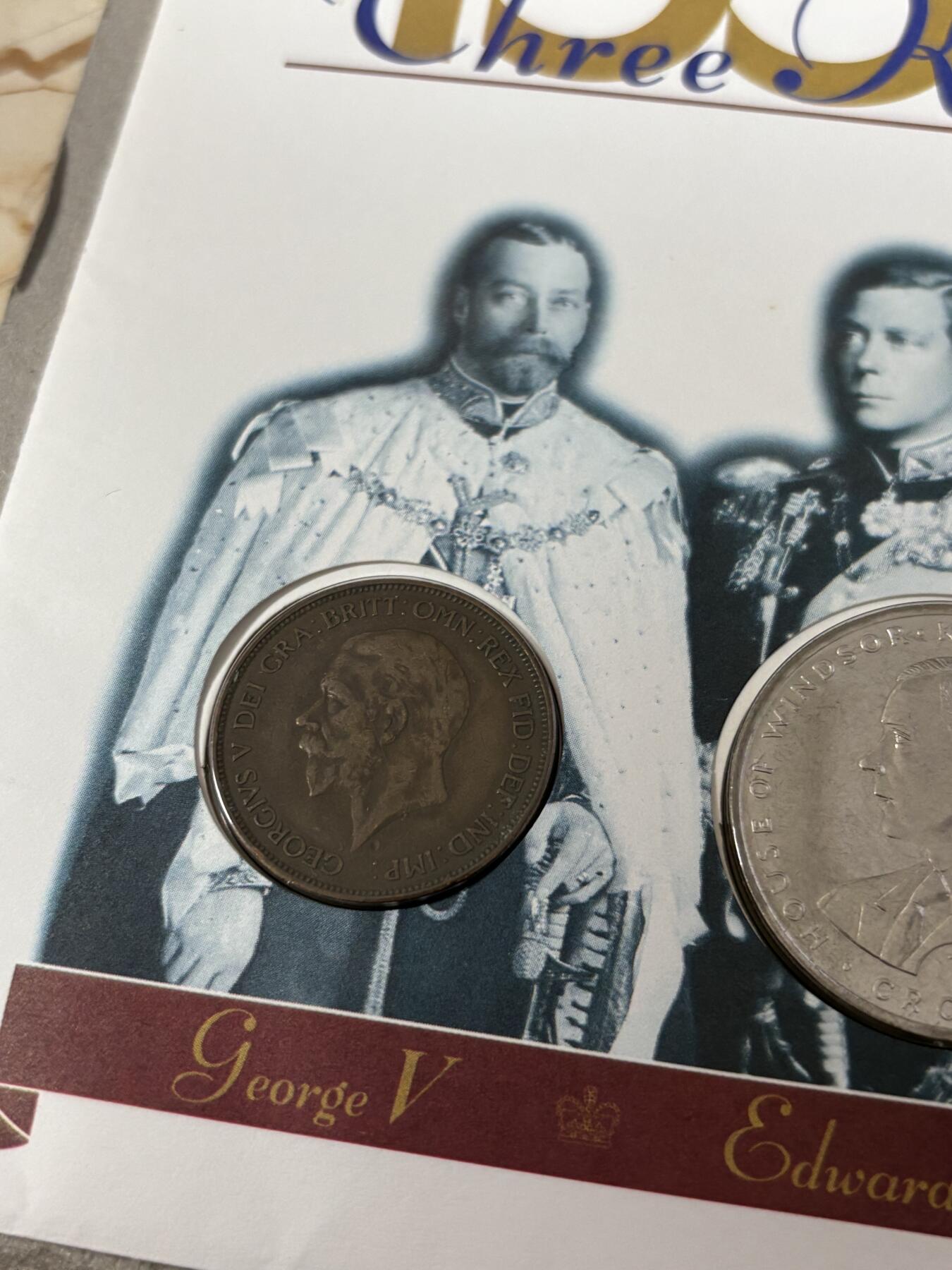 第185期拍卖 直布罗陀1993年爱德华八世纪念币首日封3枚