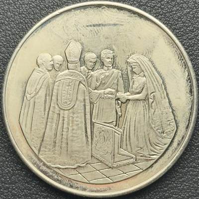 ＜小葵钱铺＞第67期·克朗币·银币场·满200包邮，不寄存·12月15日发货 - 英国1981年皇室婚礼克朗型纪念章