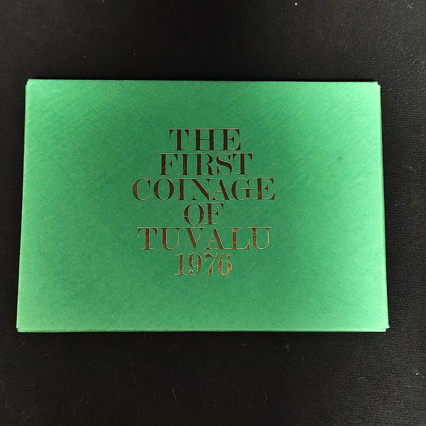 【全场包邮】纯粹捡漏拍485场（免费代拍第22场） 图瓦卢1976年官方发行皇家厂经典信封装精制套币-PS1