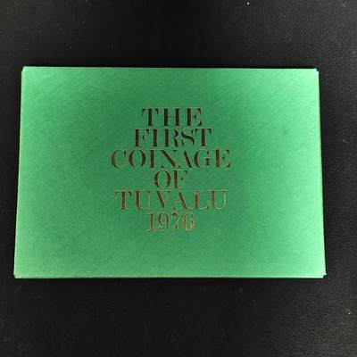 【全场包邮】纯粹捡漏拍485场（免费代拍第22场） - 图瓦卢1976年官方发行皇家厂经典信封装精制套币-PS1