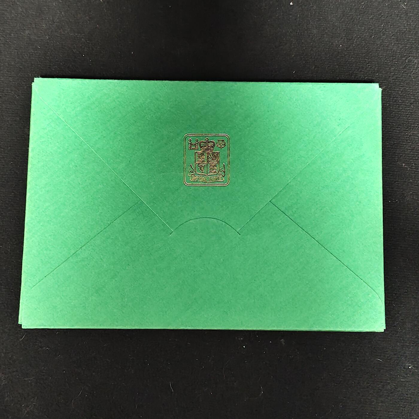 【全场包邮】纯粹捡漏拍485场（免费代拍第22场） 图瓦卢1976年官方发行皇家厂经典信封装精制套币-PS1