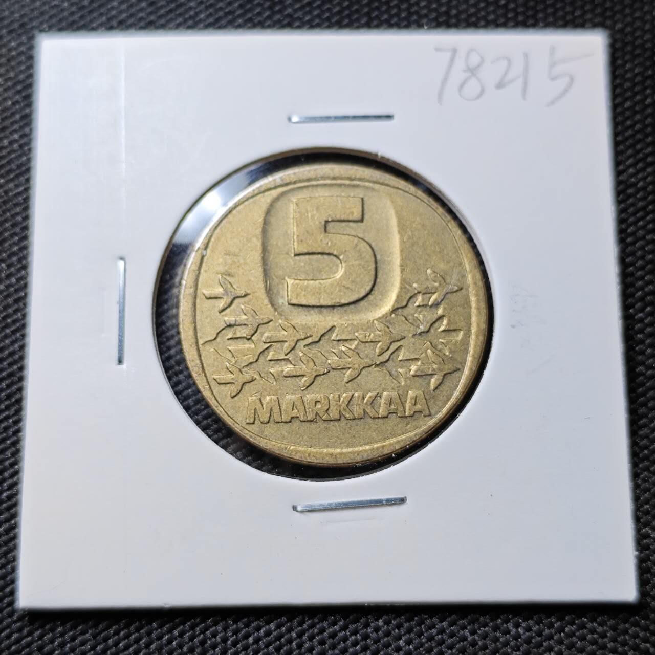 KK钱币收藏小铺 第378期  2月预留时间 周末发货  芬兰5马克破冰船