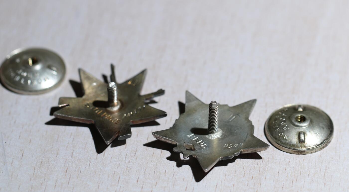 大猫徽章拍卖 第284期 苏联代工，南斯拉夫2级，3级游击队之星，纯银珐琅。