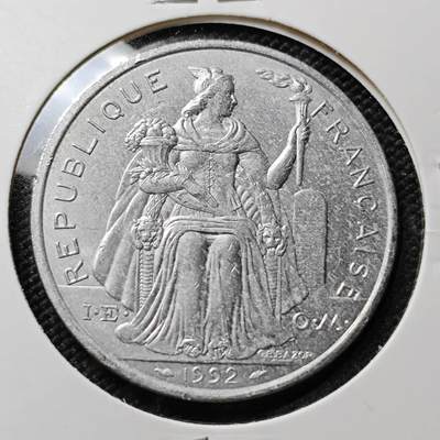 KK钱币收藏小铺 第378期  2月预留时间 周末发货 -  1992法属新喀里多尼亚5法郎