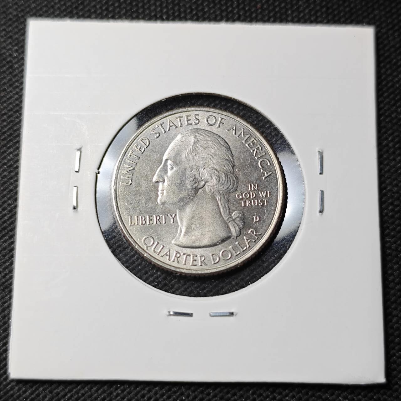 KK钱币收藏小铺 第379期  2月预留时间 周末发货  美国25分纪念币 好品