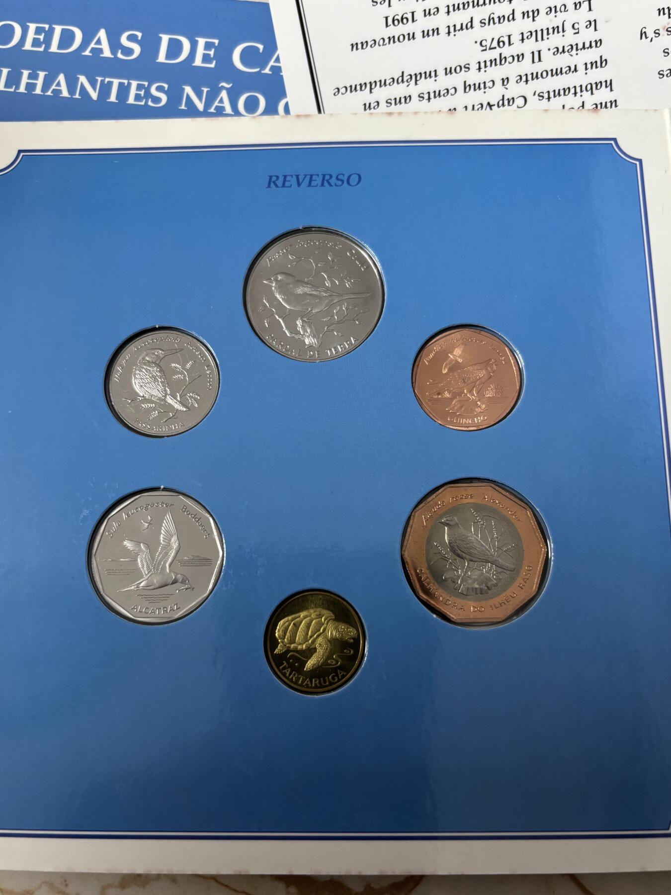 第185期拍卖 卡册佛得角1994年6枚纪念套币鸟类图案版本