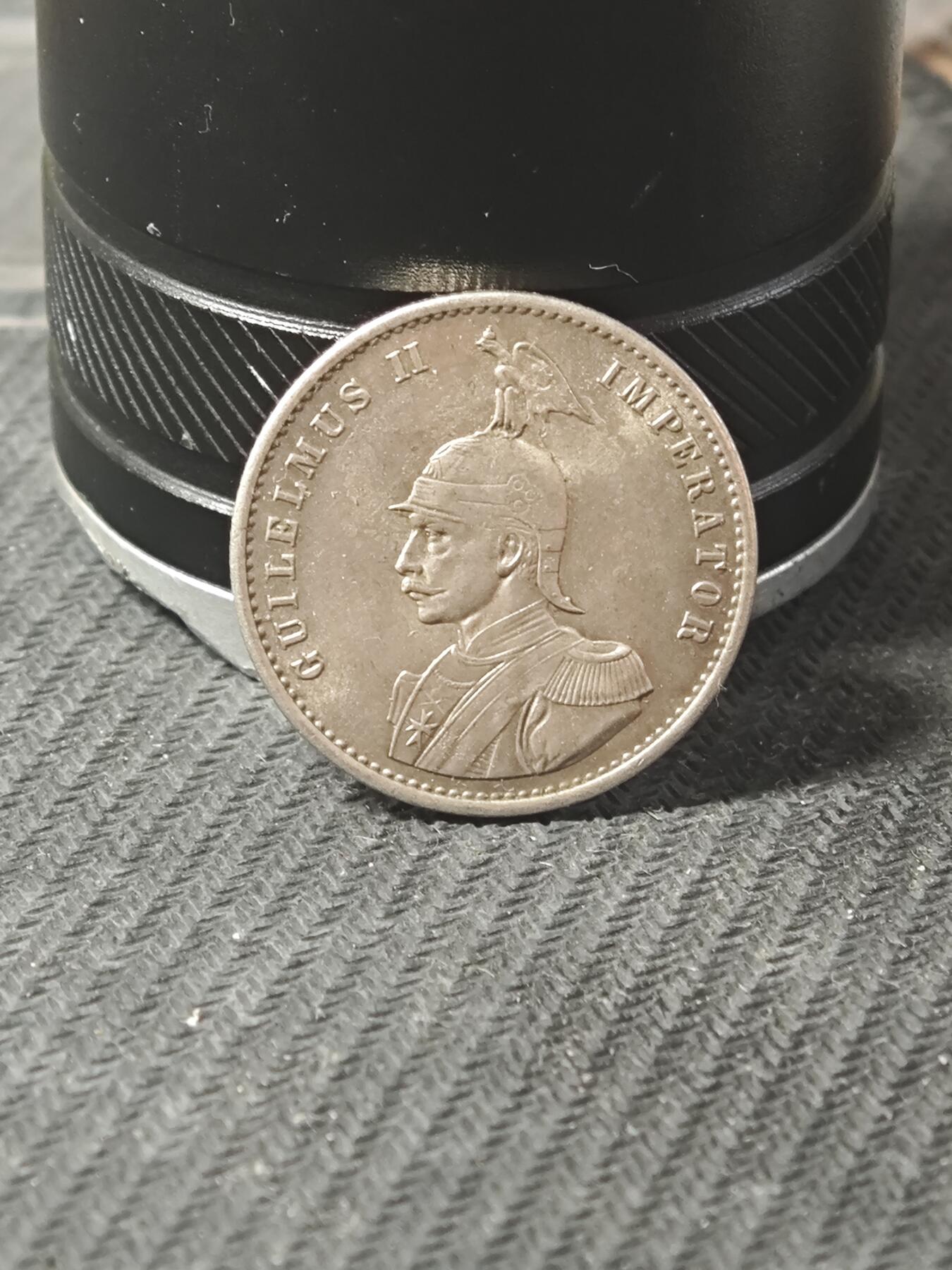 1891年德属东非 ½ 卢比银币