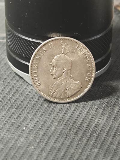 1891年德属东非 ½ 卢比银币 - 1891年德属东非 ½ 卢比银币