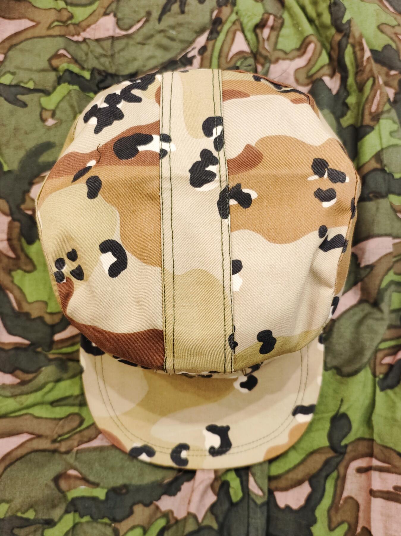 87美式六沙荒漠迷彩作训帽58.5头围