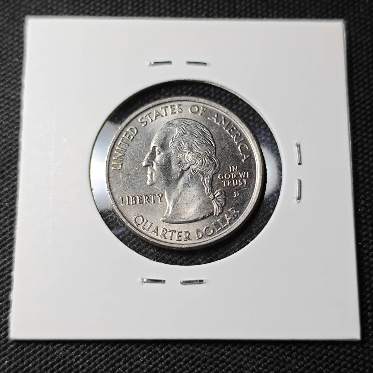 KK钱币收藏小铺 第379期  2月预留时间 周末发货  2004美国25分纪念币 