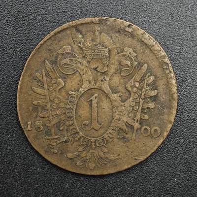 【淘币小摊】实时拍第八百二十五拍   散币场   满百包邮可预留二周 每周一统一发货   - 奥地利1800年1克鲁泽铜币