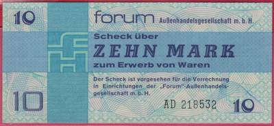 德国(东德 民主德国)1979年10马克 外汇券 P-FX4 无47 实物图 UNC - 德国(东德 民主德国)1979年10马克 外汇券 P-FX4 无47 实物图 UNC