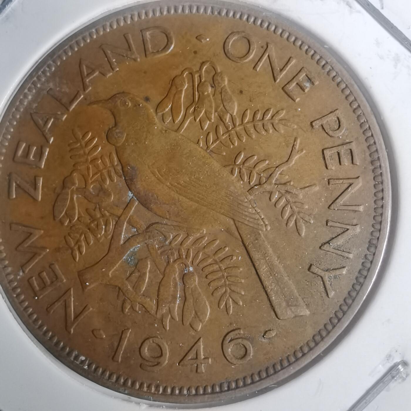 沼泽如烟--第930场 新西兰1946年1便士