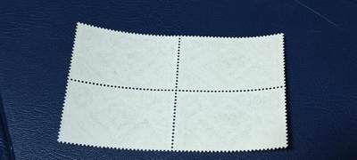 德国邮票专场，都是四方联 德国邮票四方联，1977年发行， 欧共体总部大楼。品相如图