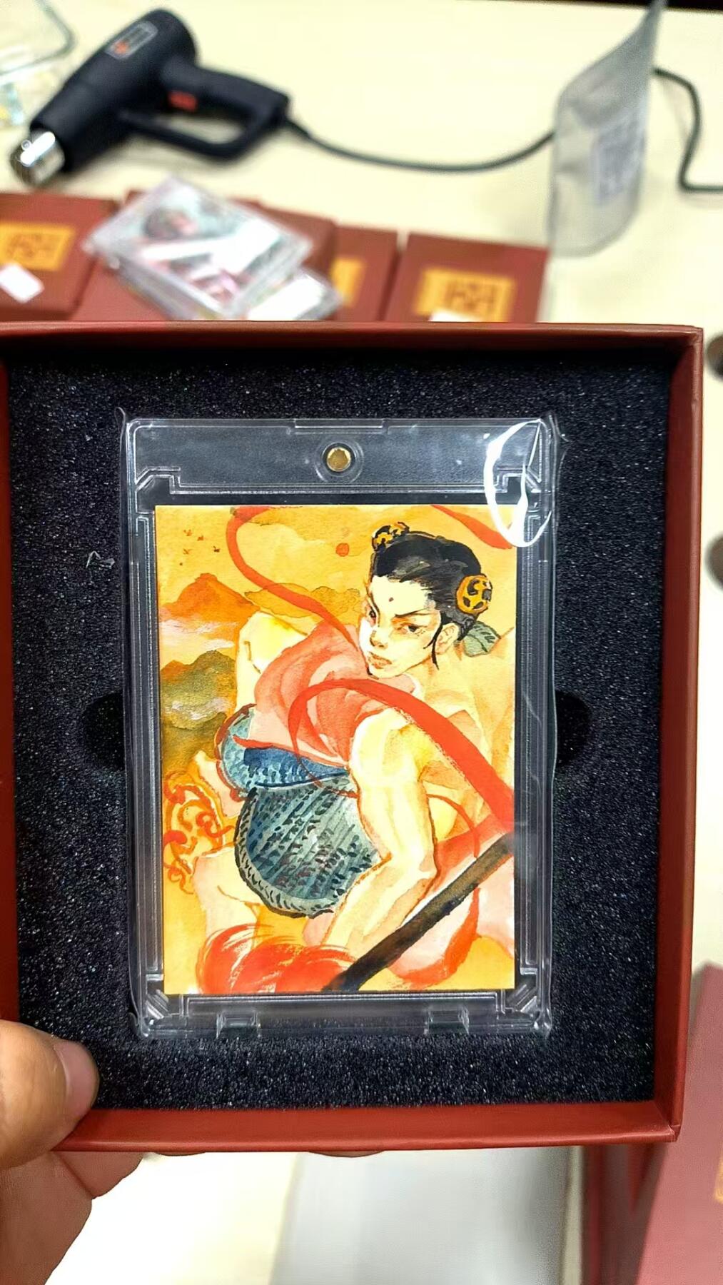 阳大大卡牌拍卖第86期（持续收拍品，周六晚上九点截拍，进群福利早知道） 【手绘卡】国潮礼盒 西游缘起 墨三千 哪吒 1-1手绘卡