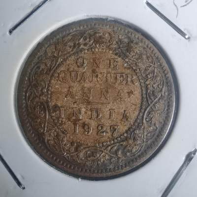 沼泽如烟--第930场 - 英属印度1927年1/4安娜