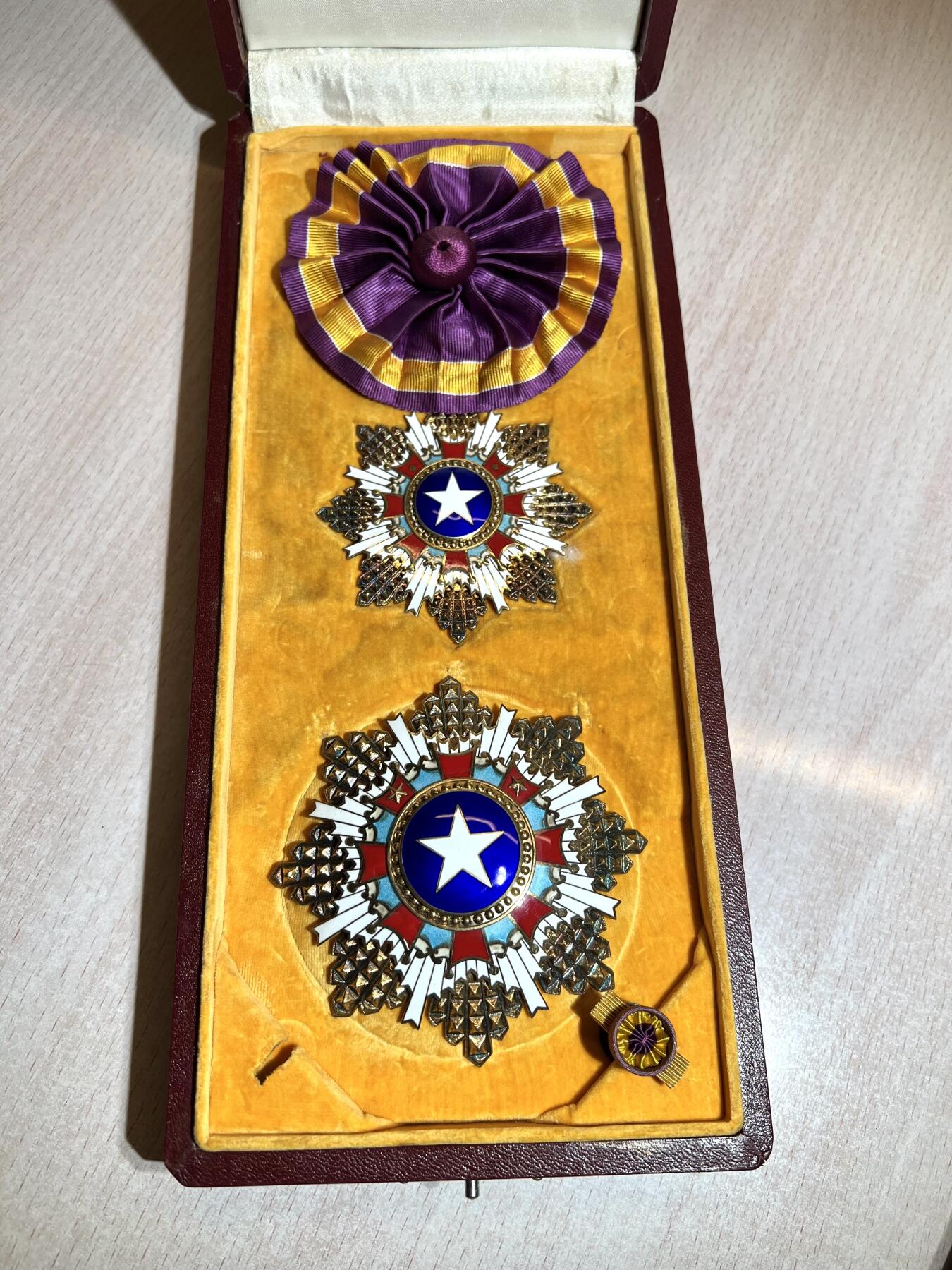 大猫徽章拍卖 第284期 国民政府 景星勋章 大绶