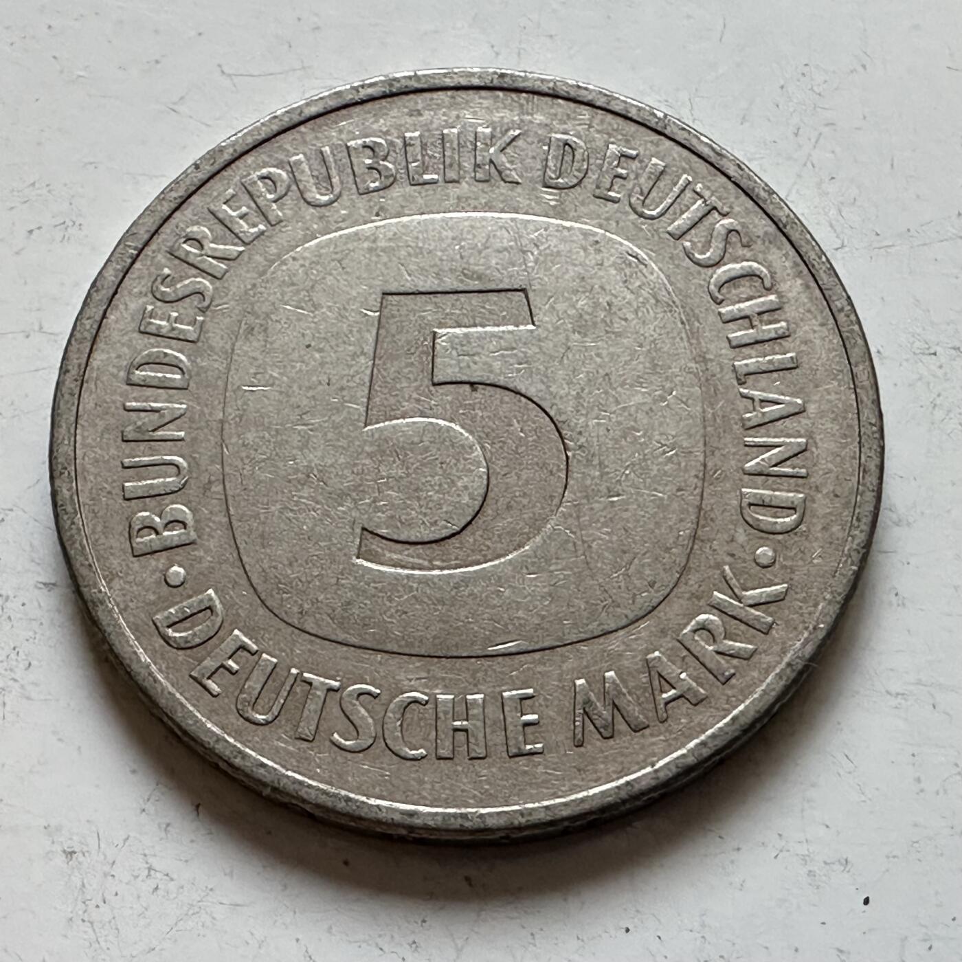 🌹外币初藏🌹🐯2025年第140场  每周二四六晚8️⃣点 接代拍 德国1978年J版5马克