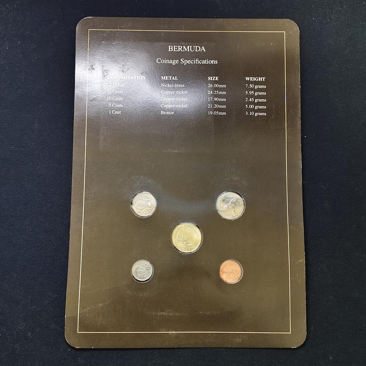 【全场包邮】纯粹捡漏拍485场（免费代拍第22场） 【富兰克林·世界各国硬币系列邮币卡】百慕大群岛