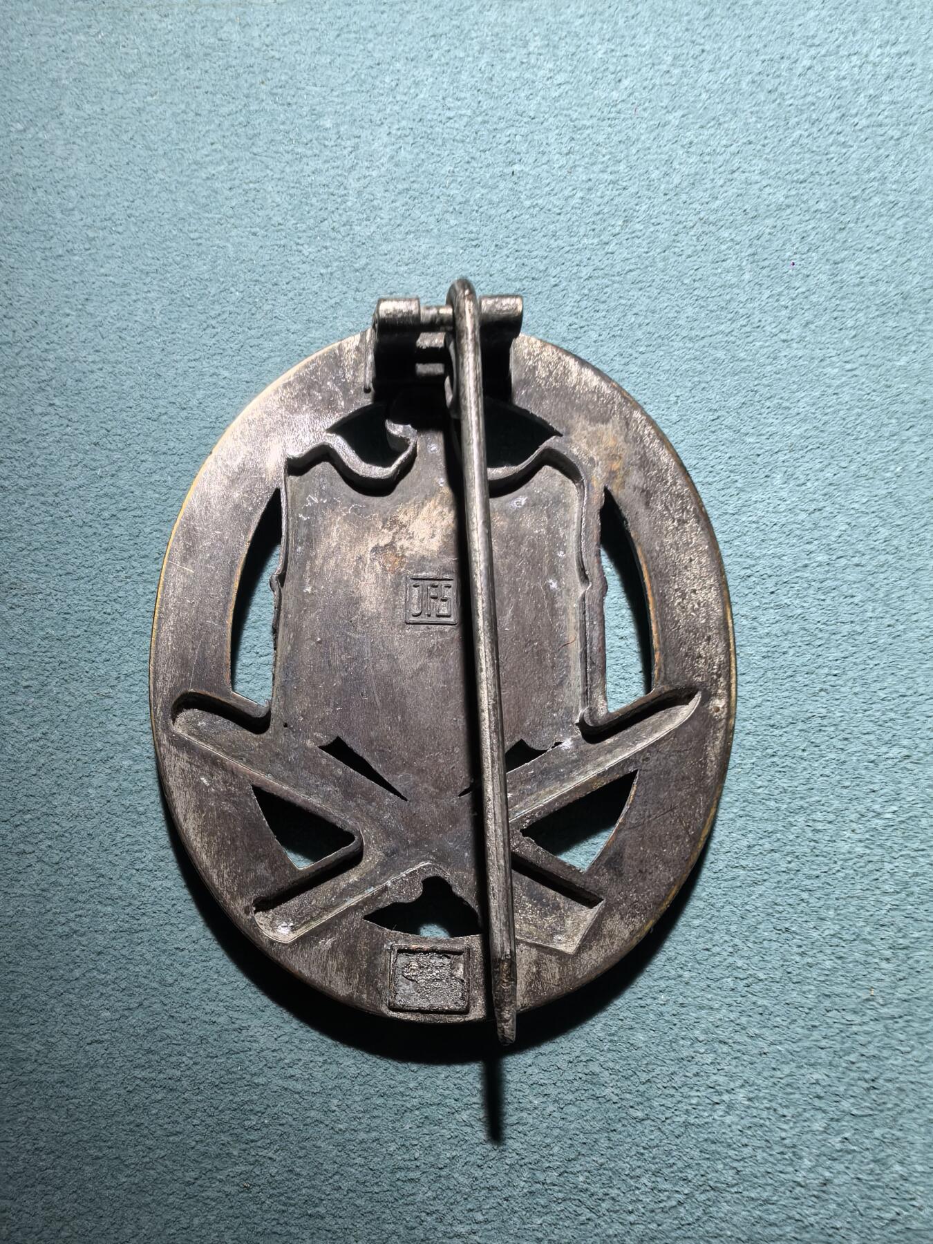 盛世勋华——号角文化勋章邮票专场拍卖第293期 德国（1939）普通突击奖章 带最知名厂商JFS厂标