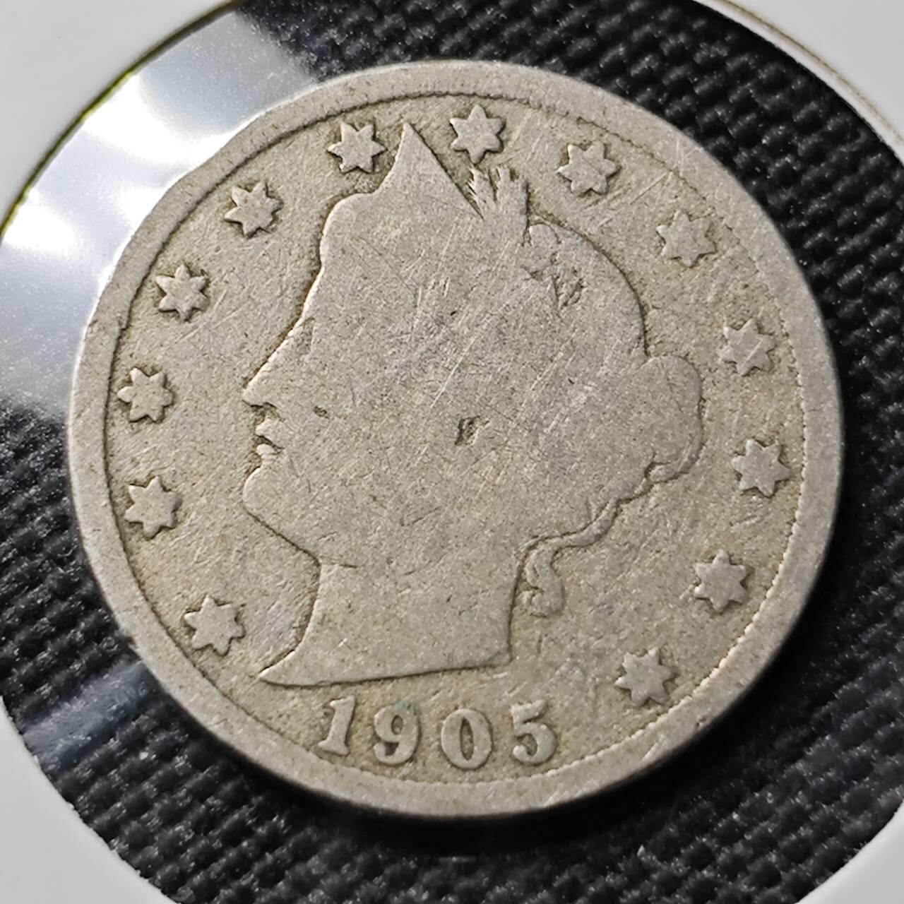 KK钱币收藏小铺 第378期  2月预留时间 周末发货  美国5分