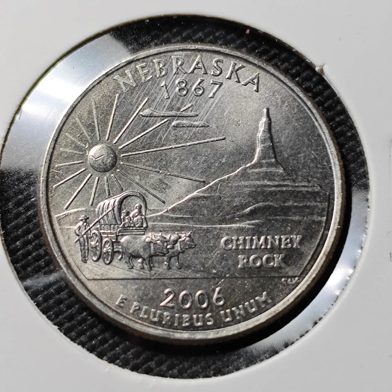 KK钱币收藏小铺 第378期  2月预留时间 周末发货 美国25分纪念币 好品 