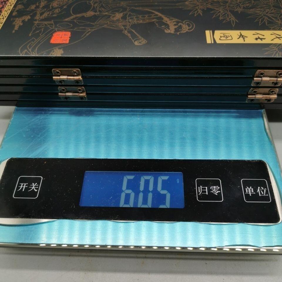 听雨轩（39） [古代仕女图]仿古漆器小屏风 折叠木制