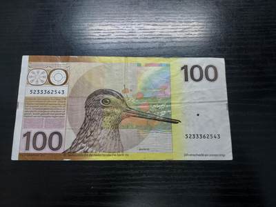 博彦收藏  12月15日 8点 钱币专场 全场包邮 - 1977 荷兰100盾 流通品