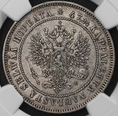 修遠堂世界钱币第九十七期 - NGC AU55 1906年芬兰2马克银币 好品少见