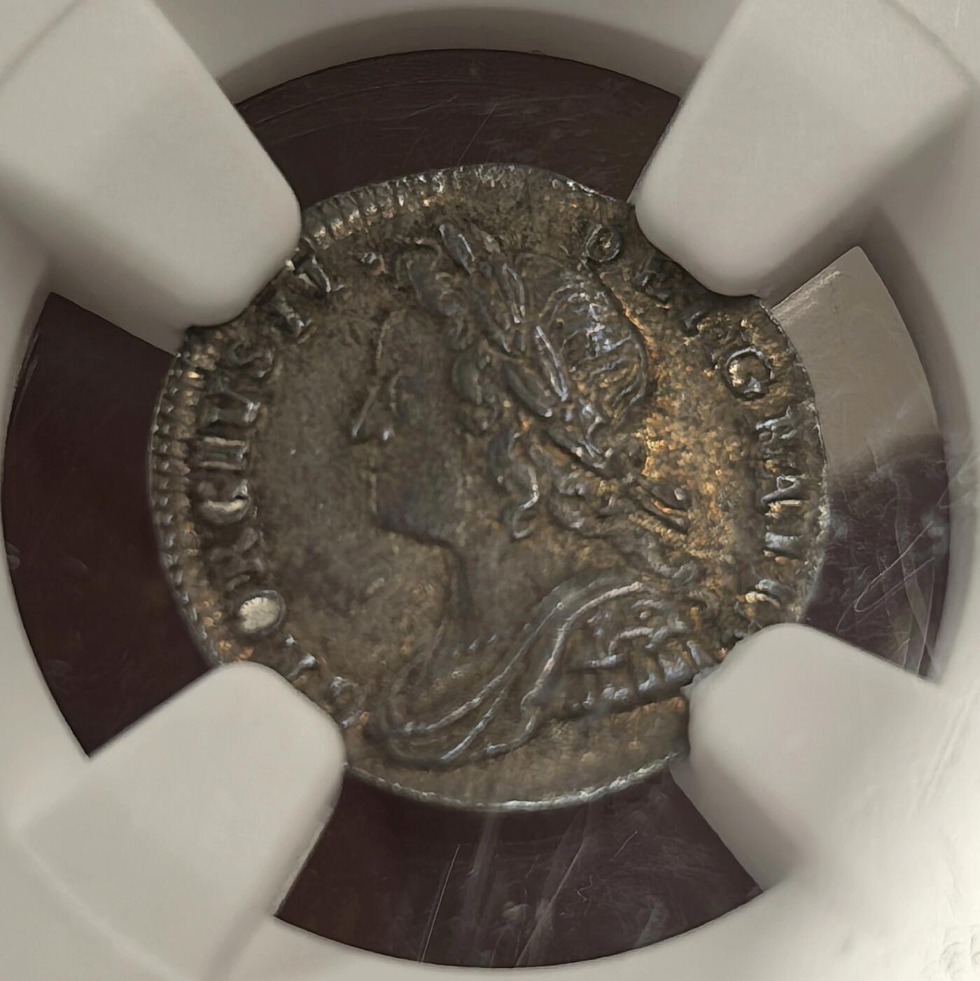 博洋堂世界钱币拍卖第151期（全场包邮） NGC VF20-AU58 英国1729年乔治二世濯足币4枚一套，非常少见，麦稀奇首拍