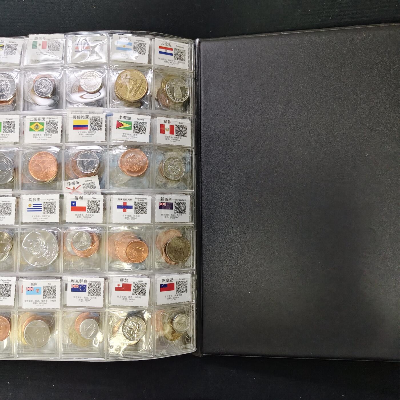 【全场包邮】纯粹捡漏拍485场（免费代拍第22场） 【收藏品】世界硬币收藏册