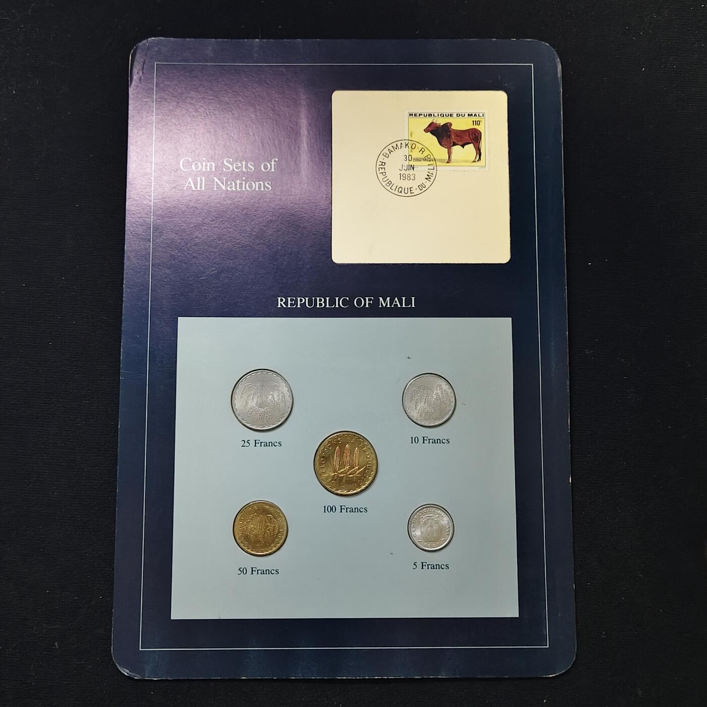 【全场包邮】纯粹捡漏拍485场（免费代拍第22场） 【富兰克林·世界各国硬币系列邮币卡】马里共和国