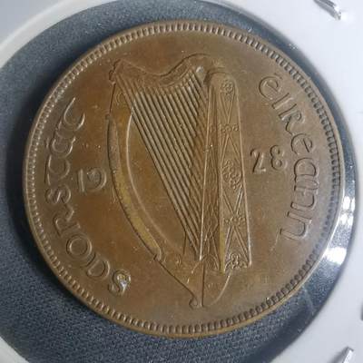 沼泽如烟--第930场 - 爱尔兰1928年1便士