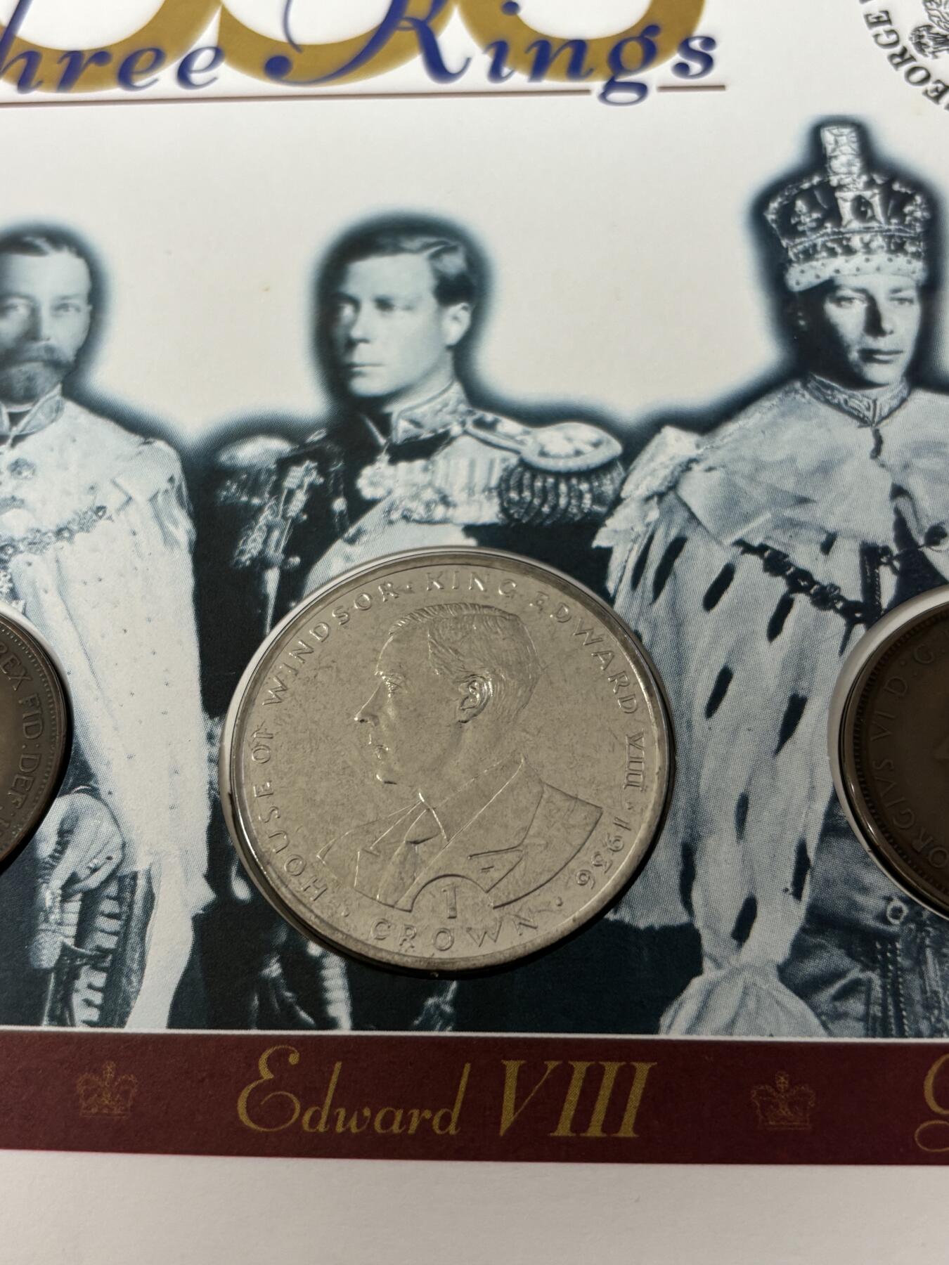 第185期拍卖 直布罗陀1993年爱德华八世纪念币首日封3枚